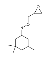 3,3,5-trimethylcyclohexan-1-oneO-oxiran-2-ylmethyl oxime结构式