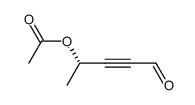 (S)-4-formylbut-3-yn-2-yl acetate Structure