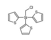 chloromethyl(trithiophen-2-yl)silane Structure