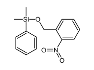 dimethyl-[(2-nitrophenyl)methoxy]-phenylsilane结构式