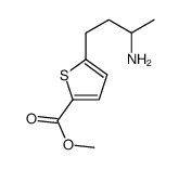 methyl 5-(3-aminobutyl)thiophene-2-carboxylate结构式