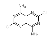 4,9-dichloro-3,5,8,10-tetrazabicyclo[4.4.0]deca-2,4,7,9,11-pentaene-2,7-diamine结构式