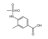 3-Methyl-4-(Methylsulfonamido)benzoic Acid Structure