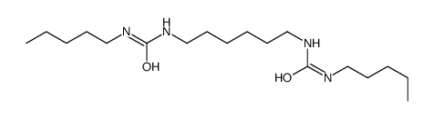 1-pentyl-3-[6-(pentylcarbamoylamino)hexyl]urea Structure