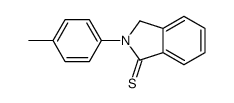 2-(4-methylphenyl)-3H-isoindole-1-thione结构式