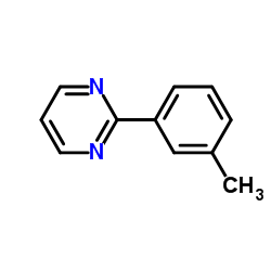 2-(3-Methylphenyl)pyrimidine结构式