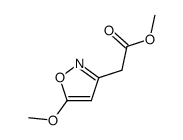 methyl 5-methoxy-3-isoxazoleacetate Structure