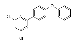 4,6-dichloro-2-(4-phenoxyphenyl)pyrimidine Structure