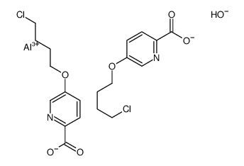 bis[[5-(4-chlorobutoxy)pyridine-2-carbonyl]oxy]alumanylium,hydroxide Structure