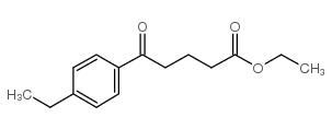 ETHYL 5-(4-ETHYLPHENYL)-5-OXOVALERATE结构式