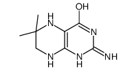 2-amino-6,6-dimethyl-1,5,7,8-tetrahydropteridin-4-one Structure