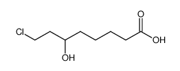 (+)-8-chloro-6-hydroxy-octanoic acid结构式