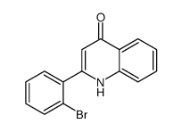 2-(2-Bromophenyl)-4(1H)-quinolinone结构式
