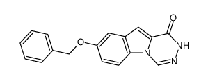 7-Benzyloxy-1,2-dihydropyridazino(4,5-a)indol-1-one Structure