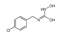 1-[(4-chlorophenyl)methyl]-3-hydroxyurea结构式