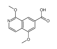 1,5-dimethoxyisoquinoline-7-carboxylic acid结构式