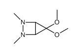 5,5-dimethoxy-2,3-dimethyl-2,3-diazabicyclo[2.1.0]pentane Structure