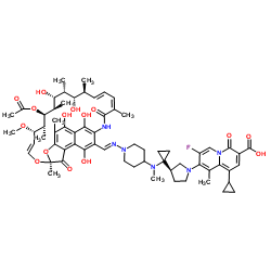 Rifaquizinone Structure