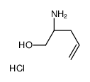 (S)-2-氨基戊-4-烯-1-醇盐酸盐结构式