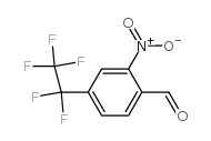 2-nitro-4-(1,1,2,2,2-pentafluoroethyl)benzaldehyde Structure