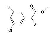 methyl 2-bromo-2-(3,5-dichlorophenyl)acetate结构式