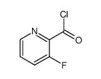 3-fluoropyridine-2-carbonyl chloride结构式