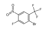 1-bromo-5-fluoro-4-nitro-2-(trifluoromethyl)benzene Structure