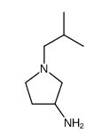 3-Pyrrolidinamine, 1-(2-methylpropyl) Structure