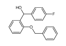 (2-(benzyloxy)phenyl)(4-fluorophenyl)methanol结构式