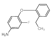 4-(2-Ethylphenoxy)-3-fluoroaniline Structure