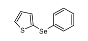 2-phenylselanylthiophene Structure