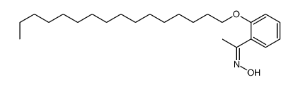 N-[1-(2-hexadecoxyphenyl)ethylidene]hydroxylamine结构式