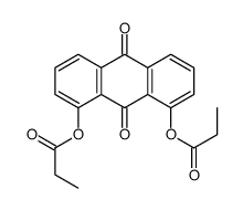 (9,10-dioxo-8-propanoyloxyanthracen-1-yl) propanoate Structure