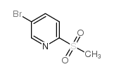 5-溴-2-甲烷磺酰吡啶结构式