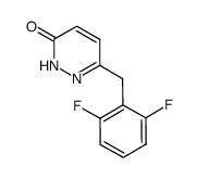 6-(2,6-difluorobenzyl)pyridazin-3(2H)-one Structure