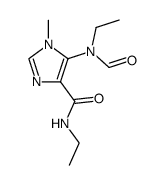 N-ethyl-5-(N-ethylformamido)-1-methylimidazole-4-carboxamide结构式