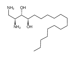 (2S,3S,4R)-1,2-diaminooctadecane-3,4-diol Structure