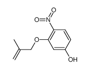 3-(2-Methyl-allyloxy)-4-nitro-phenol Structure