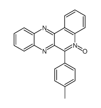 6-p-tolyl-quino[3,4-b]quinoxaline 5-oxide结构式