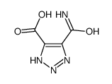 v-Triazole-4-carboxylic acid, 5-carbamoyl- (6CI)结构式