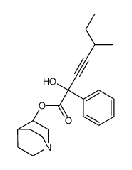 3-Quinuclidyl phenyl(3-methyl-1-pentynyl)glycolate A结构式