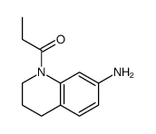 1-(7-amino-3,4-dihydro-2H-quinolin-1-yl)propan-1-one结构式