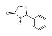 4-Thiazolidinone,2-phenyl- structure