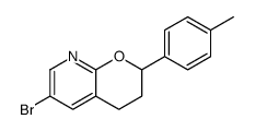 6-bromo-2-(4-methylphenyl)-3,4-dihydro-2H-pyrano[2,3-b]pyridine Structure