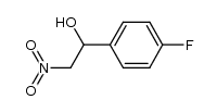 1-(4-fluoro-phenyl)-2-nitro-ethanol结构式
