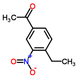 1-(4-乙基-3-硝基苯基)乙酮结构式
