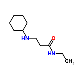 N3-Cyclohexyl-N-ethyl-β-alaninamide Structure