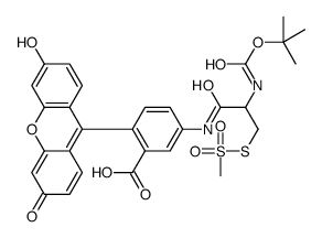 (L)-2-[(t-Boc)amino]-2-[(5-Fluoresceinyl)aminocarbonyl]ethyl Methanethiosulfonate picture
