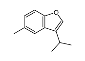 Benzofuran,3-isopropyl-5-methyl-(6CI)结构式