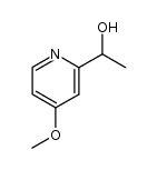 2-(1-hydroxyethyl)-4-methoxypyridine结构式